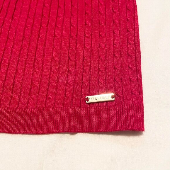 Tommy Hilfiger Womens Knit Sweater Size Small Red - Picture 6 of 16